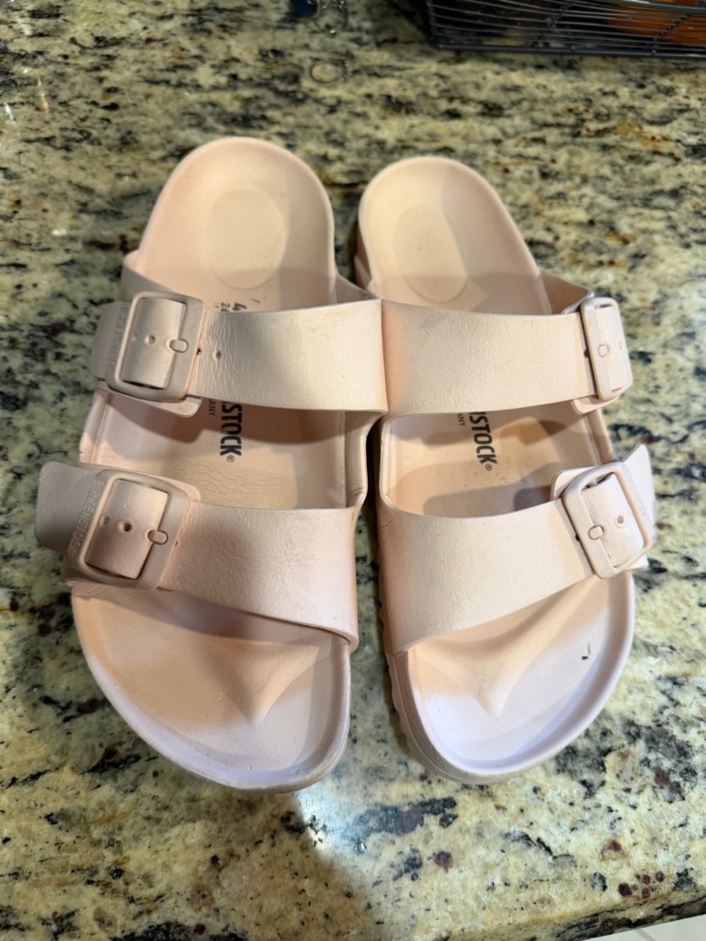 Birkenstock Women’s Double Strap Sandals in Light Pink